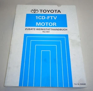 Manual De Taller Toyota Motor 1CD-FTV 2,0L Diesel D-4D 116 CV Para RAV4 - 5/2001 - Imagen 1 de 1