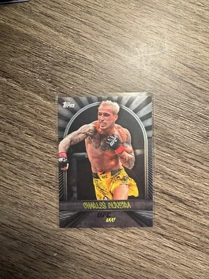 2024 TOPPS UFC NYC Trading Card- Charles Oliveira BASE - Image 1 of 2