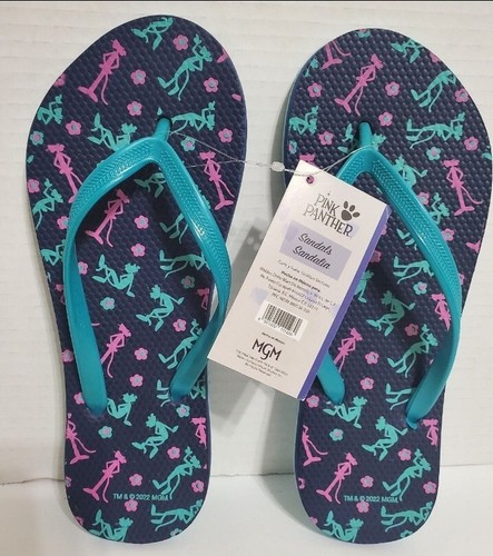 PUMA Sandalo infradito rosa da collezione mgm donna gomma taglia 6 6 5 blu nuovo