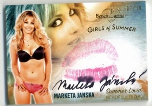 2025 Bench Warmer Girls of Summer - Kiss Auto Card - Marketa Janska 07/10 - Picture 1 of 1