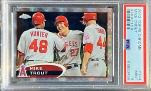 2012 Topps Chrome XFractor #144 Mike Trout PSA 9 Mint Refractor - Bild 1 von 2