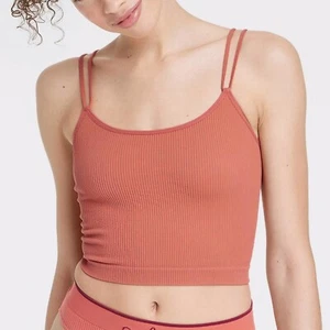Top corto Colsie Brami Bralette Cami sin costuras para mujer rosa talla S pequeño - Imagen 1 de 5