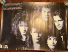 Affiche calendrier Bon Jovi vintage