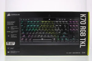 CORSAIR K70 RGB TKL CHAMPION SERIES Optical-Mechanical Gaming Keyboard -Black - Picture 1 of 2