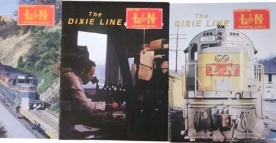 The DIXIE LINE Historical Society Magazines LOT of 3 Trains  L&N 1999 Railroad - Image 1 of 4