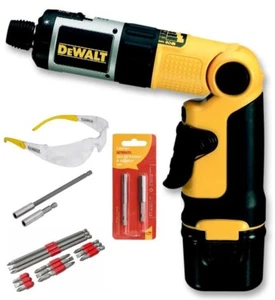 DeWALT DC600 Cordless Angle Screwdriver - 1x Battery & Charger + ACCESSORIES - Picture 1 of 9