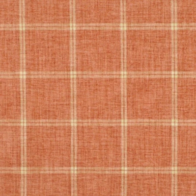 P Kaufmann CAMPBELL Cuadros CORAL Chenille Tapicería Almohada Tela de Coser POR Y Foto 1 de 4