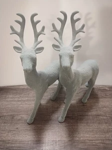 2 Christmas Reindeer, 12 In, 9In  DIY Decorate How You Like  - Picture 1 of 4