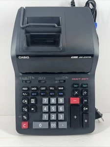 Casio DR-210TM Printing Calculator Black Desktop 12-Digit Display - Tested Worki - Picture 1 of 7