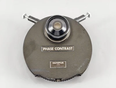Microscopio condensador torreta fase Olympus BH2-PC (1,25 NA) 10X 20X 40X 100X Foto 1 de 3