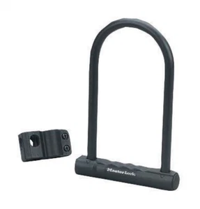 MASTER LOCK Bike D Lock, 2 Keys, Universal Mounting Bracket, Lightweight Double  - Picture 1 of 1