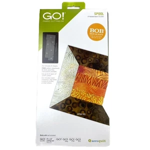 AccuQuilt GO! Spool Brand New Die Cuts six shapes to make entire block  55180 6" - Picture 1 of 10