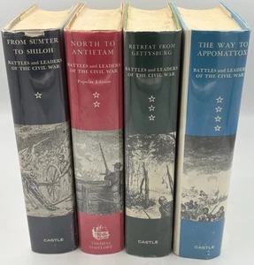 Battles & Leaders of the Civil War, 4 Vol. Set By Nichols (1956) 1st Editions HC - Imagen 1 de 24