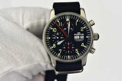 Fortis Flieger   Automatic Chronograph SS  Valjoux 7750 Swiss Made ref.597.10.14 - Image 1 of 4