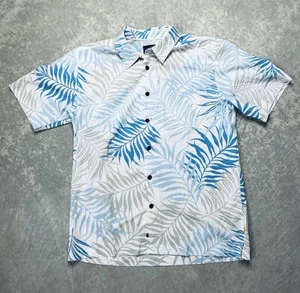 Camicia Quiksilver Waterman Comfort Fit SS con bottoni - felce selvatica - nuova - Foto 1 di 7