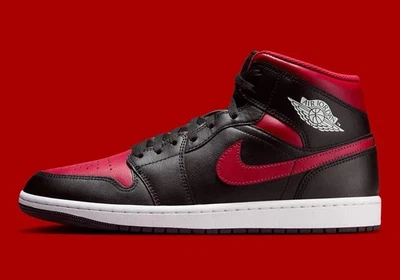 Nike Air Jordan 1 Mid Bred Twist DQ8426-067 Para hombres Tenis Informales Tallas NUEVAS Foto 1 de 4
