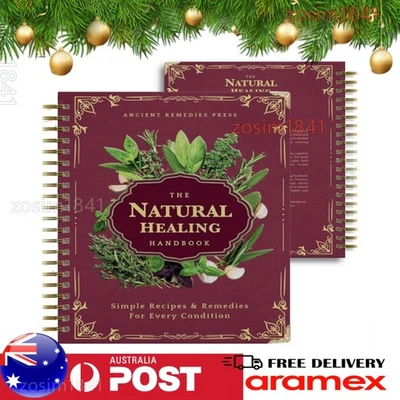 🌿The Natural Healing Handbook, Spiral-Bound Guide For Herbal Remedies & Natural - image 1 of 4