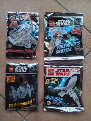LEGO STAR WARS Vaisseau Spacial etc- Lot de 4 Pack Limited Edition /sachets Neuf - Photo 1/2