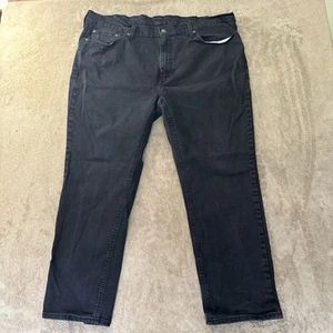 Levi's 541 Jeans 44X30 Mens Black Relaxed Fit Straight Leg Denim Stretch - Picture 1 of 16