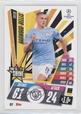 2020-21 Topps Match Attax UCL Extra Time To Shine Taylor Harwood-Bellis #TS2 - Image 1 of 2