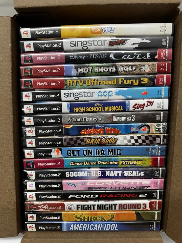 PS2 Playstation 2 Games - Lot Of 18 Games (with Manuals) CIB P2 - Image 1 of 2