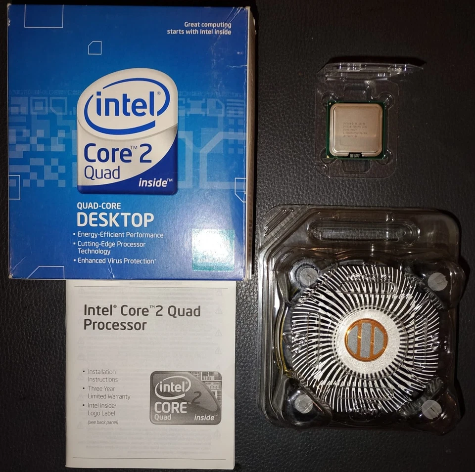 Processore Intel BX80580Q8200 SLG9S Core 2 Quad Q8200 2,33 GHz 1333 MHz 4 Mb Box - Image 1 of 4