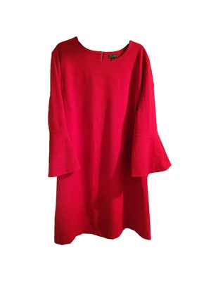 Vestido THE LIMITED 3x Plus Goji Berry Power Rojo Elástico Ponte Tejido Cremallera $109 Foto 1 de 4