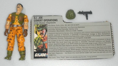 Figura Claymore 1986 G.I. GI Joe 3.75 ARAH Misión Especial Brasil *100% Completo Foto 1 de 4