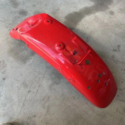1988 - 1991 Suzuki Intruder VS750 750 Rear Fender Metal OEM Red - Image 1 of 4