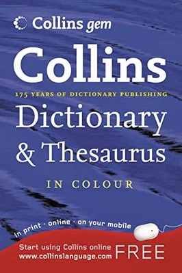 Collins Gem - Dictionary and Thesaurus Paperback Book The Cheap Fast Free Post - Image 1 of 2