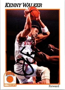 Kenny Walker autographed Basketball Card (New York Knicks, Sky) 1991 Hoops #145 - Picture 1 of 1