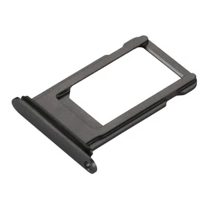 CARRELLO SIM tray SIM carrellino scheda per iPhone 8 plus Nero ALLOGGIO - Picture 1 of 5