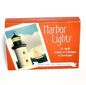 Harbor Lights Greeting Cards Light House Boxed Set Martin Wiscombe VTG USA NEW! - Picture 1 of 10