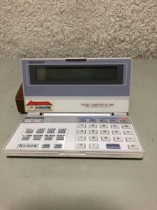 Computadora de bolsillo SHARP PC-1285 calculadora electrónica de colección - Imagen 1 de 10