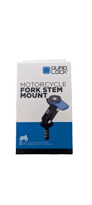 Genuine Quad Lock Motorcycle Fork Stem Phone Mount Quadlock Motorbike Brand New - Image 1 of 2