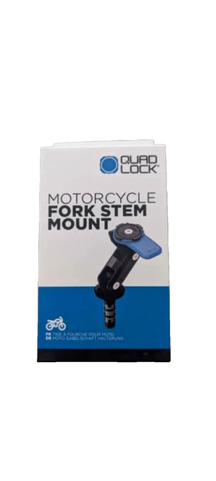 Genuine Quad Lock Motorcycle Fork Stem Phone Mount Quadlock Motorbike Brand New - image 1 of 2