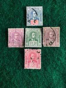 5 Sarawak Briefmarken 1918-1923 - Bild 1 von 1