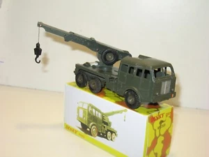 DINKY TOYS Camion Gru Wrecker Militare RARO Ultima Versione Non Incisa Berliet - Foto 1 di 5