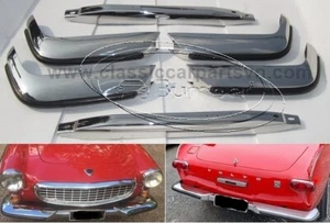 Volvo P1800 S/ES bumper (1963–1973) by stainless steel New - Picture 1 of 6
