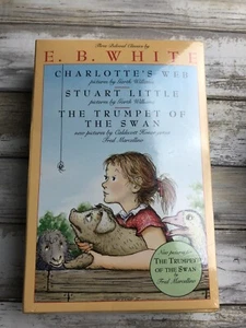 Illustrated Box Books Set E. B. White New Sealed Charlotte's Web Stuart Little - Picture 1 of 4