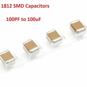 10PCS 6.3V TO 5KV 1812 SMD/SMT Capacitors Range ( 100PF to 100uF ) Ceramic MLCC - Picture 1 of 3