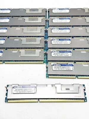 UNTESTED Actica 48GB (12x4GB) DDR3- 1333 REG ECC Server Rams ACT4GHR72Q4G1333H - Image 1 of 4