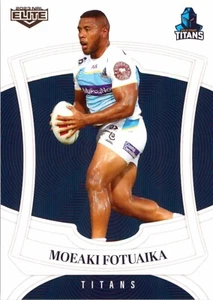 2023 Gold Coast Titans NRL TLA Elite Card - Moeaki Fotuaika - Bild 1 von 3