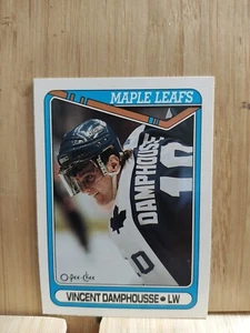 VINCENT DAMPHOUSSE 🏆1990 O-PEE-CHEE  #121 Maple L NHLPA Hockey Card🏆 FREE POST - Picture 1 of 2