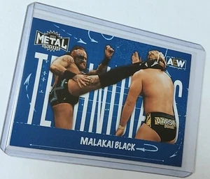Upper Deck Skybox 2022 AEW Metal Universe Malakai Nero TN-24 Tecnici WWE - Foto 1 di 2