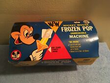 NOS Mickey Mouse Club Popsicle Maker in Original Packaging Frozen Pop Machine
