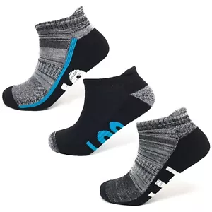 6 Pairs Invisible Trainer Socks Mens Sports Gym Ankle Liner Running Fitness 6-9 - Picture 1 of 13