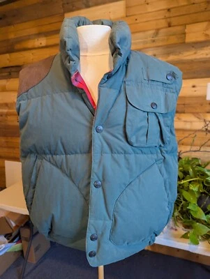 Chaleco Nautica Raro De Colección Talla Lg 80% Pato Abajo Bosque Verde Rojo Forro a Cuadros Usado en Excelente Condición Foto 1 de 4