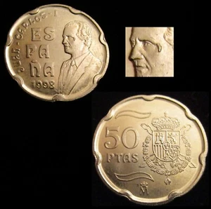 Gutse JCI-486,50 Pesetas 1998,Erreur " Empâtement En La Capo " Sans Circulaire, - Picture 1 of 1