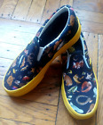 Vans National Geographic Shoes Kids size 13 youth animals black yellow
